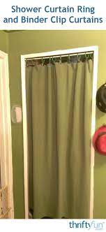 To add a luxurious and pleasant impression, you can install. Shower Curtain Ring And Binder Clip Curtains Curtains Without Sewing Curtains With Rings Curtains To Cover Closet