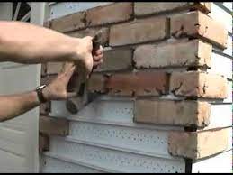 Our brick veneer is american made and is thin compared to real brick siding for easier, lighter handling. How To Replace Vinyl Siding With Real Brick Youtube