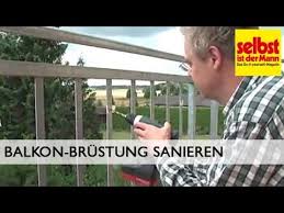 Balkon Brustung Aus Plexiglas Montieren Youtube
