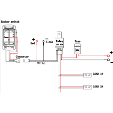 How to wire a dual led rocker switch 5 pin youtube. Parts Accessories Wiring Harness Kit Blue Led Horn Momentary Rocker Switch On Off 40a Relay Fuse Automotive