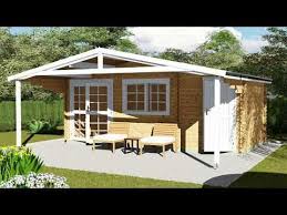 40 Mm Aus Holz In 6x3 M Mit Grosszugigem Vordach Inkl 2 Pfosten Unbehandelter Bausatz Hochwertige Leimholztur Und In 2020 Gartenhaus Holz Dachschindeln Gartenhaus