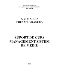 În sectorul militar, gestionarea deseurilor este reglementata prin dispozitia inspectorului general nr. Doc Suport De Curs Management Sistem De Mediu 2012 Modul De Practica Adrian Dinu Academia Edu