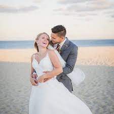 Spaghetti Strap Ball Gown Wedding Dress Kleinfeld Bridal Beach Wedding Pics Wedding Picture Poses Wedding Couple Poses