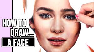 When you're drawing a man's face, bring in hair from the sides of the head to create a solid and visible looking hairline. How To Draw A Face Drawing A Realistic Face Tutorial Youtube