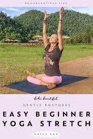 15 Min Beginner Yoga Stretch Class At Home Yoga Workout Yoga For Beginners Yoga Stretches For Beginners Easy Workouts For Beginners