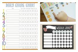 Whether it's remembering what to put in a backpack or using a daily assignment sheet, we've got a behavior chart to help. 10 Cool Printable Chore Charts Cool Mom Picks