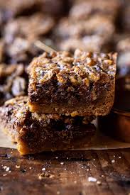 Brown Sugar Maple Chocolate Pecan Pie Bars Half Baked Harvest Recipe Chocolate Pecan Pie Bars Pecan Pie Bars Chocolate Pecan Pie