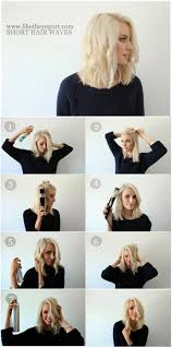 Here are some ideas for you to try on your hair length. Trendy Hair Style How To Easy Wavy Hair Tutorial For Short Hair Pretty Blonde Youfashion Net Leading Fashion Lifestyle Magazine
