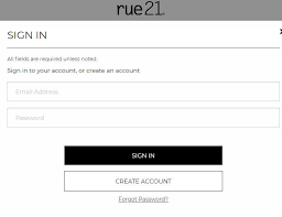 If your postal code might be further than 25kms from a store, try entering a city name instead. Rue21 Credit Card Application Secure Login Tips
