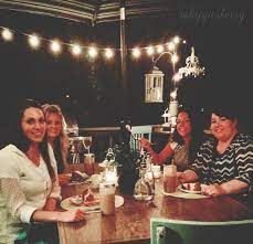 I make a cheaters gazpacho by taking advantage of those beautifully fresh made salsas that all the supermarkets carry. Ladies Fiesta Dinner Party Whipperberry