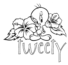 Tweety coloring pages tweety coloring pages show lovely yellow canary and his inseparable friend, cat sylvester, on a cheerful set of free, printable coloring worksheets for children. Free Printable Tweety Bird Coloring Pages For Kids Bird Coloring Pages Flower Coloring Pages Flowers Coloring Pages