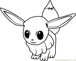 You can use our amazing online tool to color and edit the following eevee coloring pages. Eevee Pokemon Go Coloring Page For Kids Free Pokemon Go Printable Coloring Pages Online For Kids Coloringpages101 Com Coloring Pages For Kids