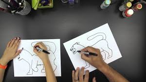 Start the body shape to the side as shown. How To Draw A Tiger Youtube