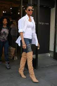 We'd always assumed we preferred it with a grounding, dark, black outfit à la zoe saldana, but then jennifer lawrence had to go mess with our heads by stepping out with hers worn over a white. Pin On Cute Get Ups Combinations