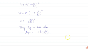 In How Many Years Will A Sum Of Money Double At 5 Pa Compound Interest A 15 Years 3 Months Youtube