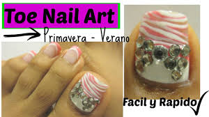 Pues los diseños pueden lograrse fácilmente gracias a paso 5. Como Pintar Las Unas De Los Pies Para La Primavera Verano Spring Design Toe Nail Art Youtube
