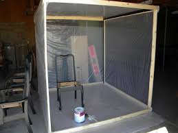 I have been considering it for a long time and last summer (2014) i purchased an inexpensive hvlp spray gun with hopes that it would motivate me to try spraying furniture and i also needed it to more easily (and professionally) paint a bamboo dresser i had. Image Of Diy Spray Painting Tent You Ll Love Photos Decoratorist