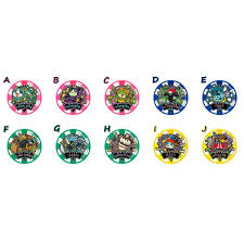 Yokai medals of other characters/creatures from other shows. Medals Yo Kai Watch Yokai Dream Medal Gp03 Kurogami