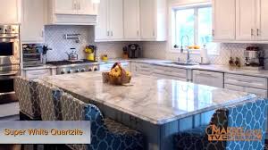 With its durability, ease of maintenance, stylish appearance, and sophisticated marble look, super white quartzite is a perfect choice for a kitchen countertop. Super White Quartzite Kitchen Countertops Ii Marble Com Youtube