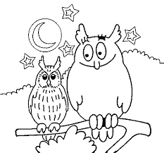 Dibujos Para Colorear De Buhos