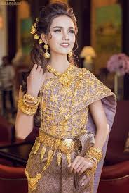 Khmer Wedding Costume Traditional Outfits Cambodian Dress Cambodian Wedding Dress