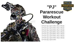 pararescue pj workout challenge you