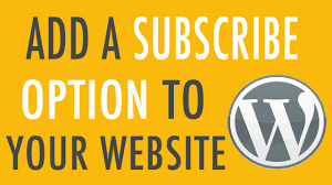 If a credit card was used to subscribe directly at optionistics, card information can be updated here. Add A Subscribe Option To Your Wordpress Website Youtube