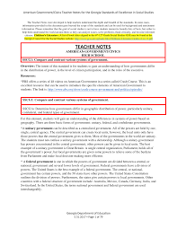 They learn about express and implied powers, distinguish between federal powers and those reserved to the states (as well as shared powers), and contrast the federalist system of government with other choices the founders check for. Https Www Georgiastandards Org Georgia Standards Documents Social Studies American Government Civics Teacher Notes Pdf