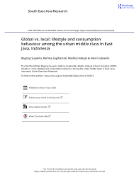 Solving global challenges with lasting impact. Pdf Global Vs Local Lifestyle And Consumption Behaviour Among The Urban Middle Class In East Java Indonesia