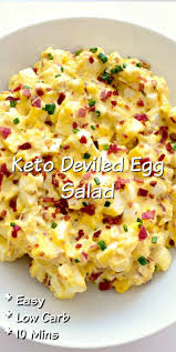 Keto Deviled Egg Salad Recipe Keto Recipes Dinner Keto Recipes Easy Keto Egg Salad