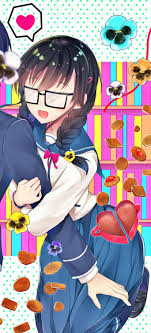By Gyozanuko Just Say Gg To Your Life Pansies Anime Wallpaper Anime Love Couple