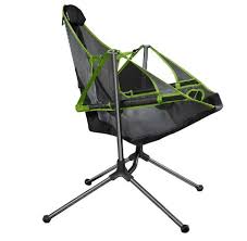 Installs On Uneven Ground No Need For Trees Suspended On The Included Poles The Chair Swings Smoothly And Gently In 2020 Camping Chairs Camping Chair Rocking Chair