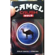 A cigarette produced by camel with a bead in the filter that can be crushed to produce a menthol taste. Camel Crush Bold Cigarette Calories Nutrition Analysis More Fooducate