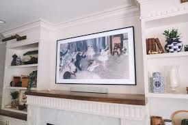 This method works especially well above fireplaces because it shields the tv from the heat of an active fire. Samsung Frame Tv Review By Mitch Kelly In The City