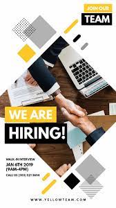 An applicant will search for exact phrases, so you don't need to be this will set you aside from many other businesses advertising in this space. Creative Job Vacancy Instagram Story Ad Template Recruitment Poster Design Hiring Poster Instagram Story Ads