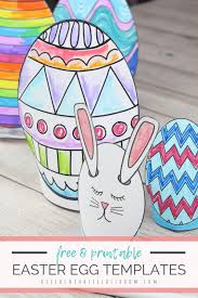 What you need to make this fun easter arty crafty project: Easter Egg Template Stand Up Easter Egg Printables The Kitchen Table Classroom