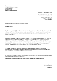 Je viens par cette lettre vous demander de bien vouloir m'accorder un stage dans votre équipe afin d'améliorer mes compétences et de mettre en pratique. Exemple Lettre De Motivation Stage Secretaire Medicale Novo Exemplo