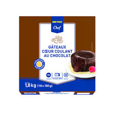 Coeur Coulant Chocolat 18 X 100 G Metro Chef Metro