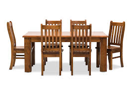 Shop dining & kitchen furniture online at temple & webster for dining tables. Rustic Settler 7 Piece Dining Suite Amart Furniture