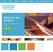 Children S Museum Of Pittsburgh Website Color Schemes Childrens Museum Web Colors