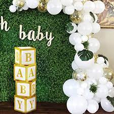 The friends' tv show is a beloved sitcom for many. Amazon Com Baby Shower Decorations Diy Gold Baby Shower Boxes For Boy Girl Baby Shower Decor Baby Blocks Decorations For Baby Shower Gender Reveal Party Supplies 1st Birthday Toys Games