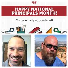 Celebrating National Principal's Month with a huge shoutout to these two  amazing school leaders. NL is lucky to have Todd Palmatier as the Clark  Elementary principal for the last 18 years and