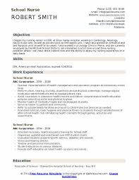 school nurse resume samples qwikresume