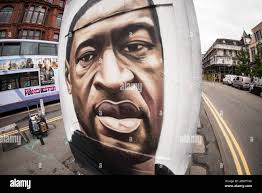 George floyd art knee hi-res stock photography and images