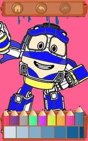 Robot train learning colors puzzle kids game 로봇트레인 색깔놀이. Free Coloring Pages For Robot Train For Android Apk Download