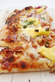 Hawaiian Bbq Pork Pizza Recipe Cake And Allie Pizza Recipes Recipes Bbq Pork