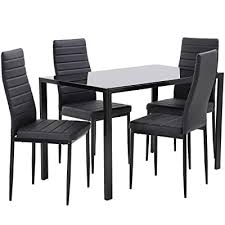 Gently sand the edges of kitchen table and chairs set in random places to sand away some of the color and expose the underside stain to retain the country. Ubuy Uae Online Shopping For Dining Set In Affordable Prices
