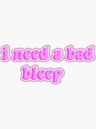 I Need A Bad Bleep Quote By Addison Rae Sticker By Mika Fain Romantic Good Morning Messages Quote Collage Good Morning Messages