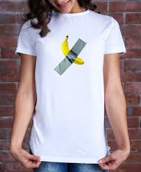 Duct Taped Banana Postmodern Art T Shirt Taped Banana T Shirt Christmas Gift Funny Gift By Breezetees On Etsy Postmodern Art T Shirt Duct Tape