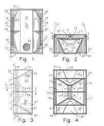 For example, the la scala uses a conical bass horn, and exponential mid and treble horns. Us7520368b2 Horizontally Folded Reflex Ported Bass Horn Enclosure Speaker Design Loudspeaker Design Speaker Plans
